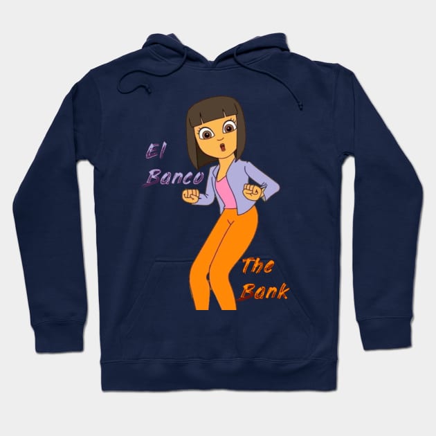 El Banco - The Bank! Hoodie by TojFun